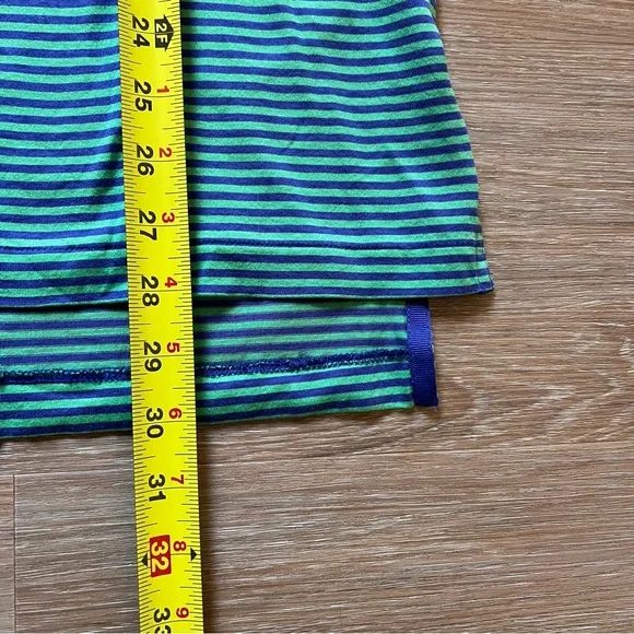 Polo Ralph Lauren Mid Pines Golf Striped Polo Shirt Green Blue Men’s M - Picture 8 of 8